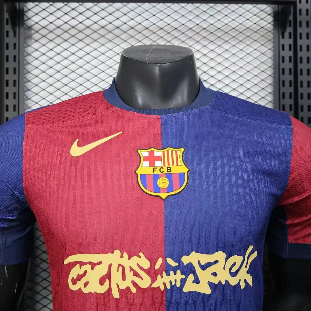 FC Barcelona Home Jersey X Travis Scott Collab. PLAYER VERSION - 11Dropz