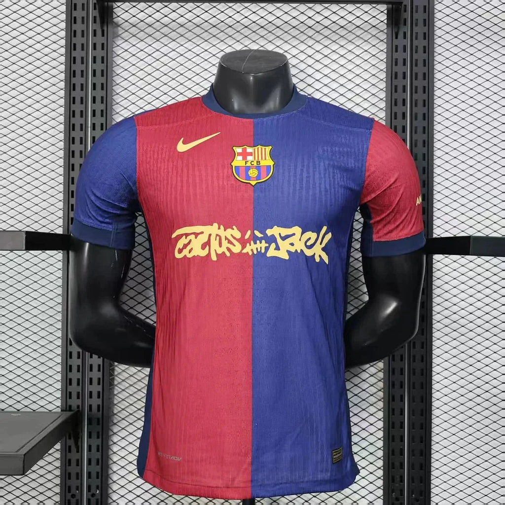 FC Barcelona Home Jersey X Travis Scott Collab. PLAYER VERSION - 11Dropz