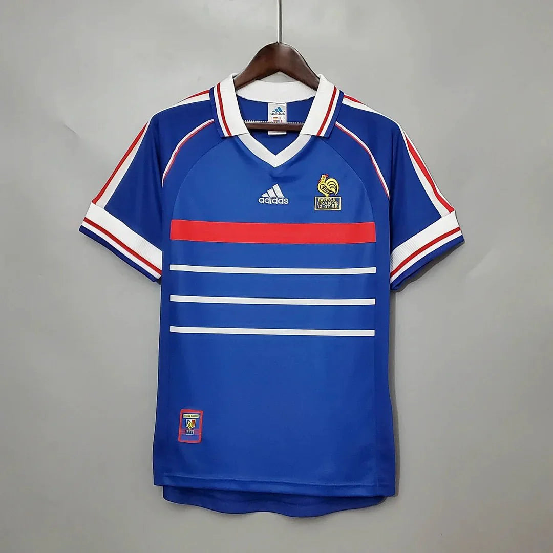 Frankreich National Team Retro Trikot 1998 - 11Dropz