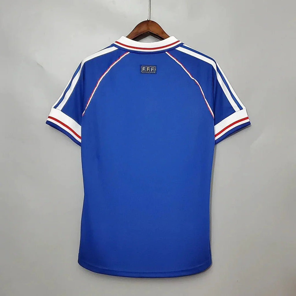 Frankreich National Team Retro Trikot 1998 - 11Dropz