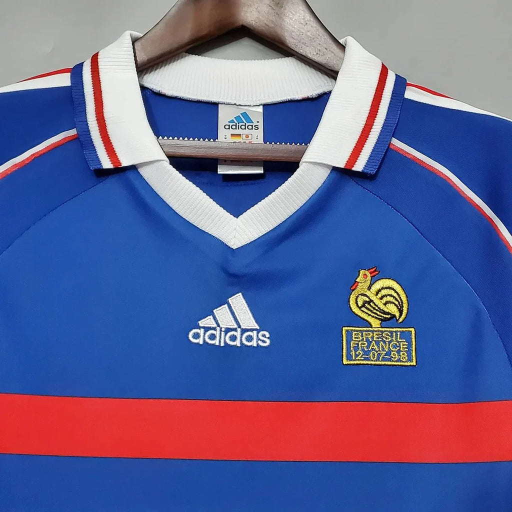 Frankreich National Team Retro Trikot 1998 - 11Dropz