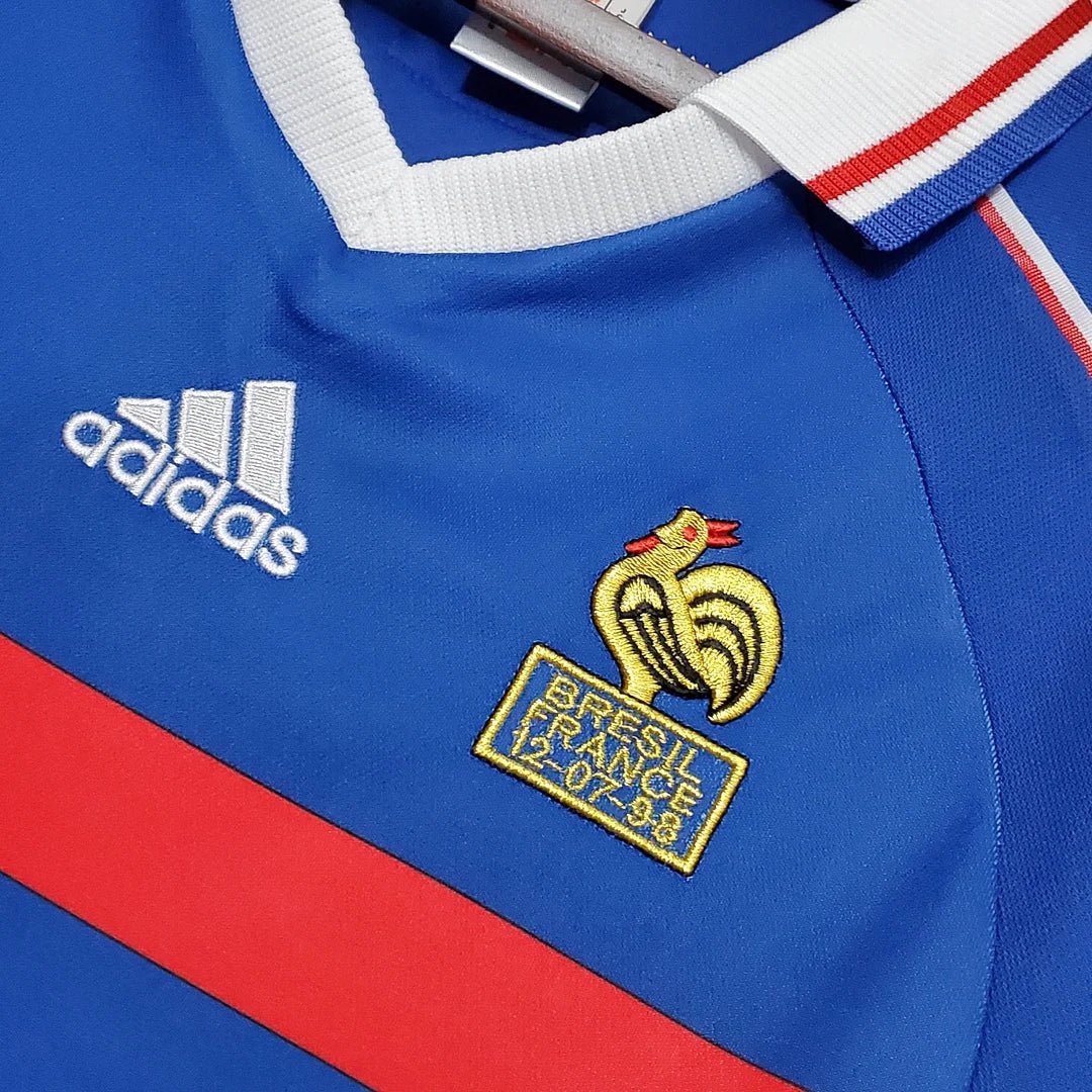 Frankreich National Team Retro Trikot 1998 - 11Dropz