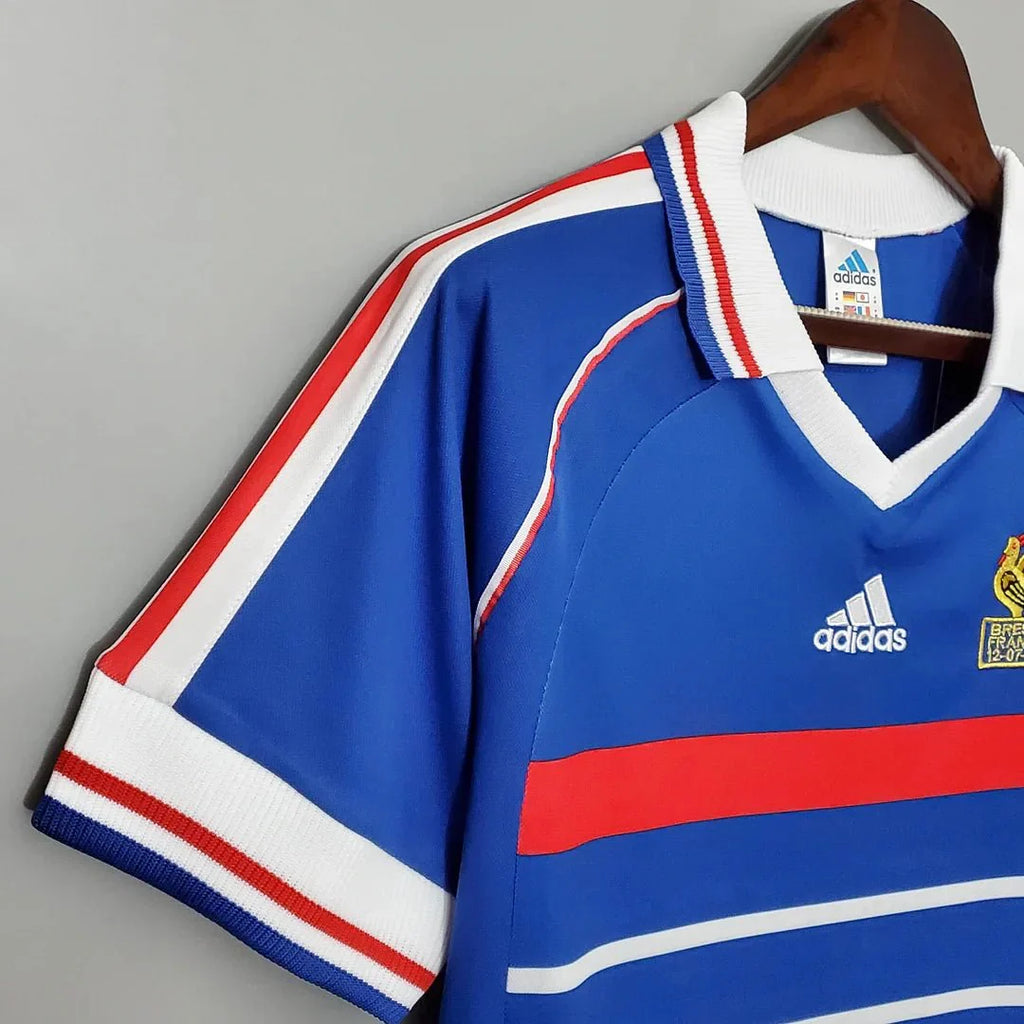 Frankreich National Team Retro Trikot 1998 - 11Dropz