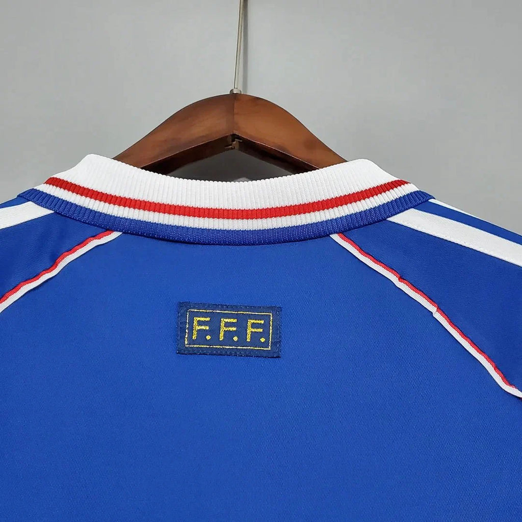Frankreich National Team Retro Trikot 1998 - 11Dropz