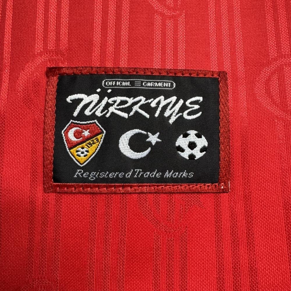 Türkei Nationalmannschaft Retro Heim - Trikot 1996 - 11Dropz