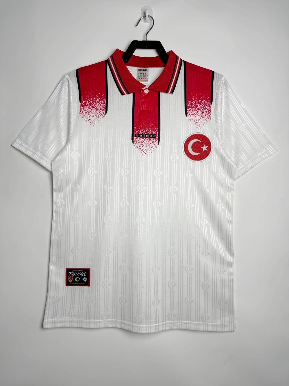 Türkei Nationalmannschaft Retro Auswärts - Trikot 1996 - 11Dropz